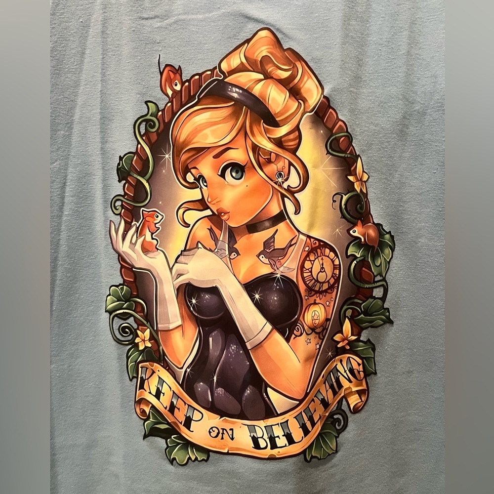 NWT - Cinderella Keep on Believing tank top